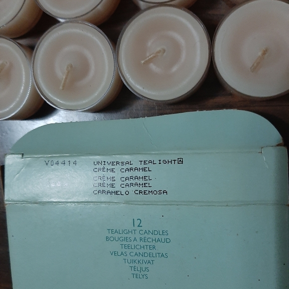 NIB Partylite Creme Caramel Tealight Candles 12pk - Picture 3 of 4